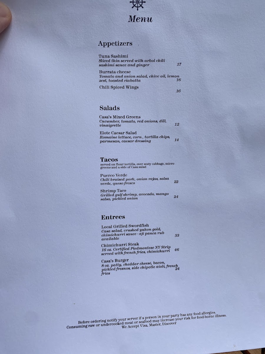 Menu Casa Del Cabo-7